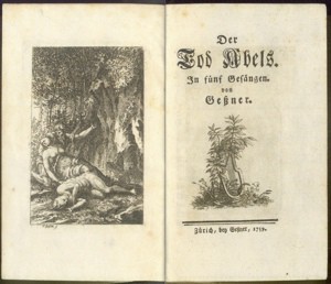 Bild: Titelbild von Salomon Gessner «Der Tod Abels