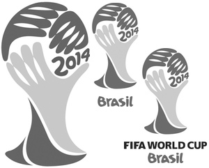 Marken: 2014 FIFA World Cup Brazil (Logos in verschiedenen Varianten)