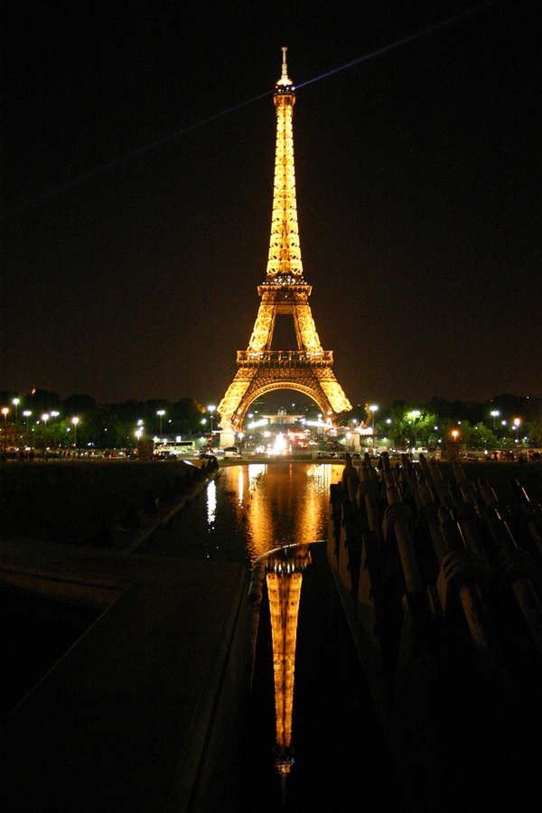 Foto: Nächtlicher Eiffelturm