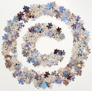 Bild: Copyright-Zeichen aus Puzzlestücken
